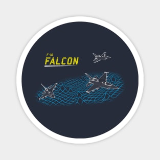 Vintage F-16 Falcon Fighter Jet Magnet